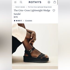 Rothy's Black and Blue Strappy Sandals